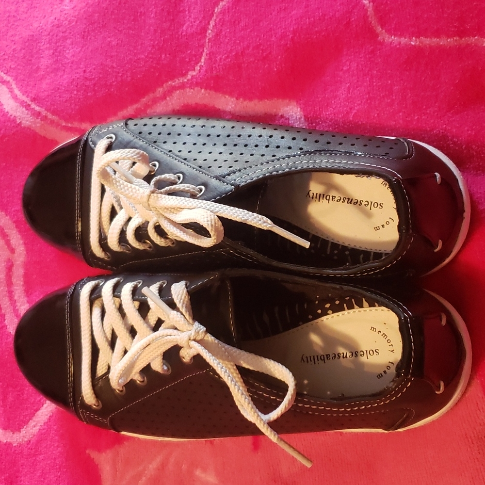 Black Memory Foam solesensability Shoe 9